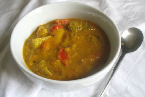 Vegetable Coconut Sambar Vegetable Coconut Sambar