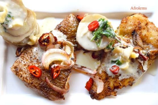 Lemon Fish with Sweet Potatoes Lemon Fish with Sweet Potatoes