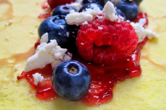 Red, White & Blue Crepes: Happy July 4th! @driscollsberry