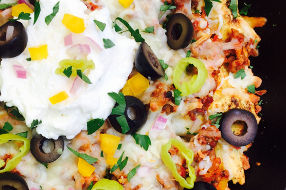 Baked Italian Nachos Baked Italian Nachos