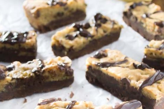 Triple Chocolate Cookie Bars Triple Chocolate Cookie Bars
