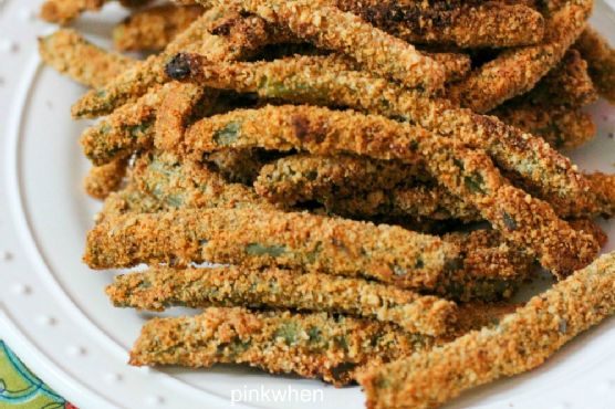 Crispy Baked Green Bean Fries Crispy Baked Green Bean Fries