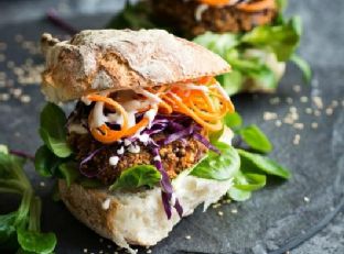 Quinoa and Kidney Bean Burgers