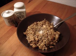 Steamy Creamy Mushroom Risotto