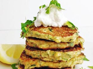 Lemony Zucchini Fritters