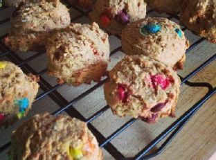 A Healthier Cookie with Mini M&Ms