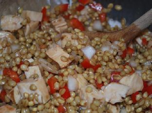 Balsamic Wheat & Chicken Salad