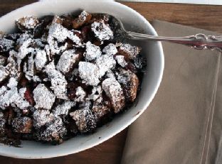 Cherry Chocolate Bread Pudding