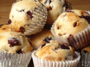 Cherry, Date & Nut Muffins