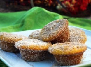 Gluten-free Pumpkin Doughnut Holes (a.k.a. Mini Muffins)