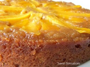 Mangolicious Upside Down Cake