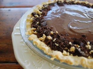 Vegan Chocolate Banana Pie