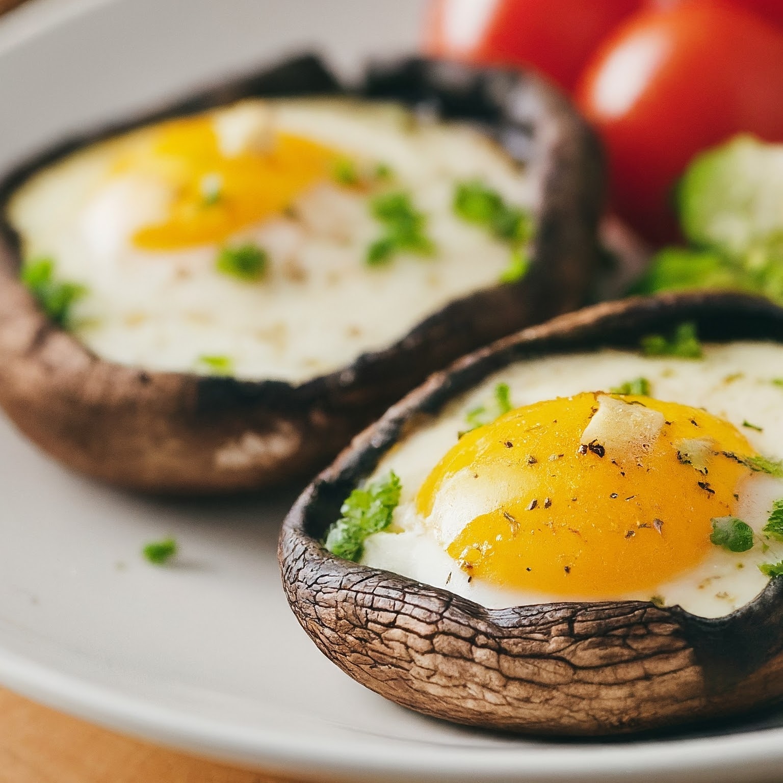 Portobello Baked Eggs